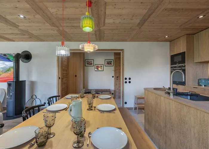 Chaleureux A Megeve, 6 Pers, Proche Rochebrune - Fr-1-569-199 公寓